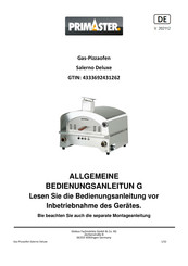 PrimAster Salerno Deluxe Allgemeine Bedienungsanleitung