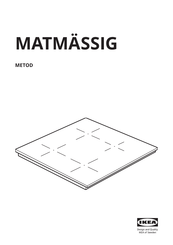 IKEA MATMASSIG METOD Bedienungsanleitung