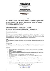 PrimAster Messina Aufbauanleitung