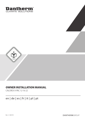 Dantherm CALOREX V-PAC 12 Benutzer- Und Installationshandbuch