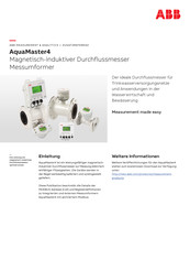 ABB AquaMaster4 Bedienungsanleitung