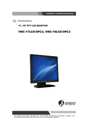 Eneo VMC-17LCD-OPC3 Betriebsanleitung