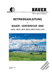 Bauer CENTERSTAR 9000 203 EL Betriebsanleitung