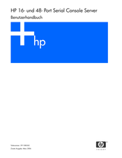 HP 48-Port Serial Console Server Benutzerhandbuch