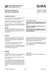 Gira REG Gebrauchsanweisung