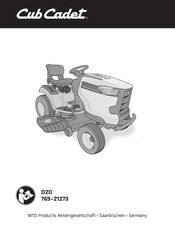 Cub Cadet 769-21273 Bedienungsanleitung