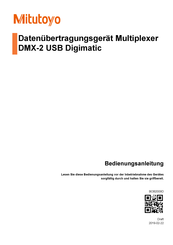 Mitutoyo DMX-2 USB Digimatic Bedienungsanleitung