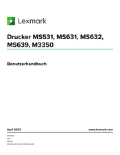 Lexmark MS639 Benutzerhandbuch