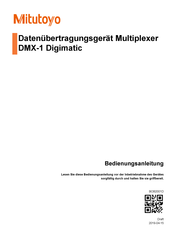 Mitutoyo DMX-1 Digimatic Bedienungsanleitung