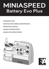 3A HEALTH CARE MINIASPEED Battery Evo Plus Montage- Und Gebrauchanweisung
