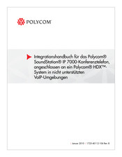Polycom SoundStation IP7000 Integrationshandbuch