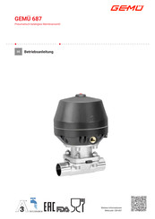 Gemü 687 Betriebsanleitung