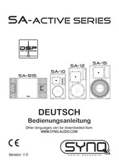 SYNQ AUDIO RESEARCH SA-15 Bedienungsanleitung