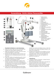 Guldmann GLS5.2 Kurzanleitung