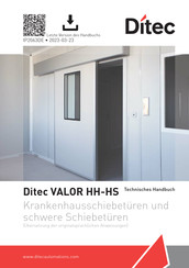 DITEC VALOR HH Technisches Handbuch