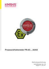 K-patents PR-43 IA Serie Betriebsanleitung