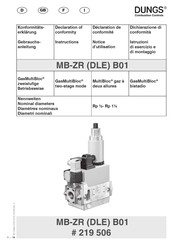 Dungs GasMultiBloc MB-ZR B01 Gebrauchsanleitung