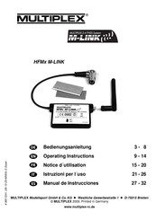 Multiplex HFMx M-LINK Bedienungsanleitung