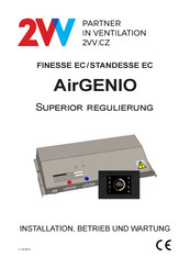 2VV AirGenio control Installation, Betrieb Und Wartung