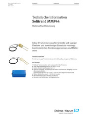 Endress+Hauser Solitrend MMP44 Technische Information
