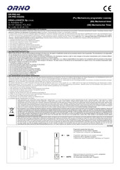Orno OR-PRE-443 Bedienungs- Und Montageanleitung