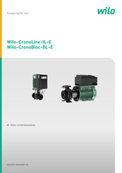 Wilo CronoLine-IL-E Einbau- Und Betriebsanleitung