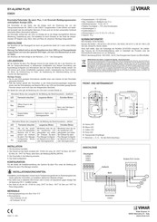 Vimar BY-ALARM PLUS 03824 Bedienungsanleitung