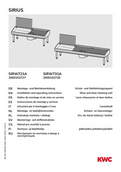 KWC SIRIUS 2000102729 Montage- Und Betriebsanleitung