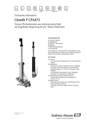 Endress+Hauser Cleanfit P CPA473 Technische Information