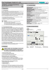 PEHA PHC 940/8 DALI-G Installations- Und Bedienungsanleitung