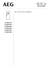 Aeg ATB68E7NW Benutzerinformation