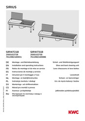 KWC SIRIUS 7612982165986 Montage- Und Betriebsanleitung