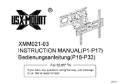 USX-MOUNT XMM021-03 Bedienungsanleitung