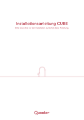 Quooker CUBE Installationsanleitung
