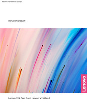 Lenovo V15 Gen 2 ITL Benutzerhandbuch