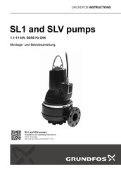Grundfos SL1 Montage- Und Betriebsanleitung
