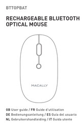 Macally BTTOPBAT Bedienungsanleitung