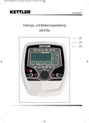 Kettler UM 678 Serie Trainings- Und Bedienungsanleitung