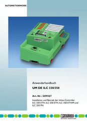 Phoenix Contact UM DE ILC 350 Anwenderhandbuch