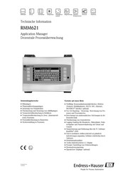 Endress+Hauser RMM621 Technische Information