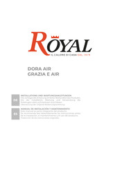 Royal DORA AIR Installations- Und Wartungsanleitungen