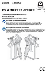 Graco AIRLESSCO 500 Bedienungsanleitung
