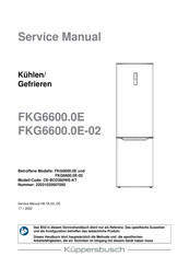 Küppersbusch FKG6600.0E Serviceanleitung