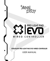 steelplay Pro Light Pad Evo Wired Controller Bedienungsanleitung