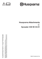 Husqvarna Spreader 536 90 33-01 Bedienungsanleitung