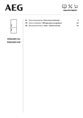 AEG RDB428E1AU Benutzerinformation