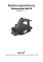 BITUXX MS-15832 Bedienungsanleitung