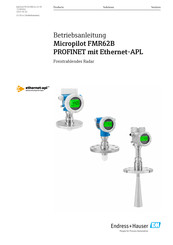Endress+Hauser Micropilot FMR62B Betriebsanleitung