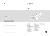 Bosch S41 Originalbetriebsanleitung