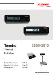 Soehnle Professional 3800 Gebrauchsanweisung